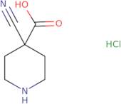4-Cyanopiperidine-4-carboxylic acid hydrochloride