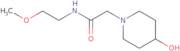 2-(4-Hydroxypiperidin-1-yl)-N-(2-methoxyethyl)acetamide