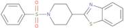 2-[1-(Phenylsulfonyl)-4-piperidinyl]-1,3-benzothiazole