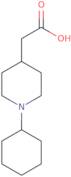 2-(1-Cyclohexylpiperidin-4-yl)acetic acid