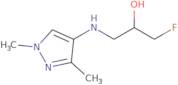 1-[(1,3-Dimethylpyrazol-4-yl)amino]-3-fluoropropan-2-ol