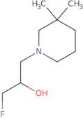 1-(3,3-Dimethylpiperidin-1-yl)-3-fluoropropan-2-ol