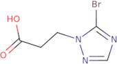 3-(5-Bromo-1H-1,2,4-triazol-1-yl)propanoic acid