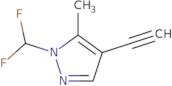 1-(Difluoromethyl)-4-ethynyl-5-methylpyrazole