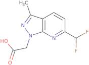 2-[6-(Difluoromethyl)-3-methyl-1H-pyrazolo[3,4-b]pyridin-1-yl]acetic acid