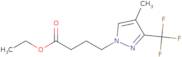 Ethyl 4-[4-methyl-3-(trifluoromethyl)-1H-pyrazol-1-yl]butanoate