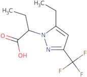 2-[5-Ethyl-3-(trifluoromethyl)-1H-pyrazol-1-yl]butanoic acid