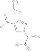 2-(3-Ethoxy-4-nitro-1H-pyrazol-1-yl)propanoic acid