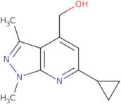 (6-Cyclopropyl-1,3-dimethyl-1H-pyrazolo[3,4-b]pyridin-4-yl)methanol