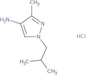 3-Methyl-1-(2-methylpropyl)-1H-pyrazol-4-amine hydrochloride