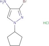 3-Bromo-1-cyclopentyl-1H-pyrazol-4-amine hydrochloride