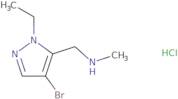 [(4-Bromo-1-ethyl-1H-pyrazol-5-yl)methyl](methyl)amine hydrochloride