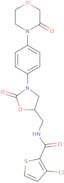 3-Chloro-N-[[(5S)-2-oxo-3-[4-(3-oxo-4-morpholinyl)phenyl]-5-oxazolidinyl]methyl]-2-thiophenecarboxamide