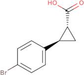 rac-(1R,2R)-2-(4-bromophenyl)cyclopropane-1-carboxylic acid, trans