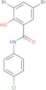 3,5-Dibromo-N-(4-chlorophenyl)-2-hydroxybenzamide