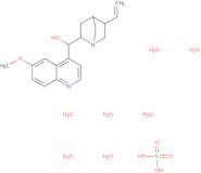 Quinine hydrogen sulfate heptahydrate