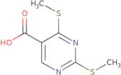 2,4-Bis(methylsulfanyl)pyrimidine-5-carboxylic acid