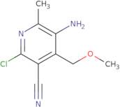 5-Amino-2-chloro-4-methoxymethyl-6-methyl-nicotinonitrile
