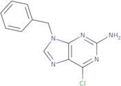 2-Amino-9-benzyl-6-chloropurine