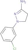 1-(3-Chlorophenyl)-4,5-dihydro-1H-pyrazol-3-amine