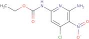 Ethyl (6-amino-4-chloro-5-nitropyridin-2-yl)carbamate