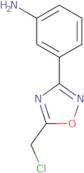 3-(5-(Chloromethyl)-1,2,4-oxadiazol-3-yl)aniline