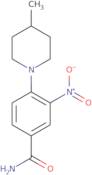 4-(4-Methylpiperidin-1-yl)-3-nitrobenzamide