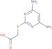 2-[(4,6-diaminopyrimidin-2-yl)sulfanyl]acetic acid