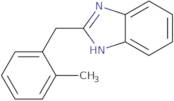 2-[(2-Methylphenyl)methyl]-1H-1,3-benzodiazole