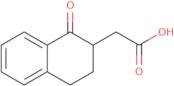 2-(1-Oxo-1,2,3,4-tetrahydronaphthalen-2-yl)acetic acid