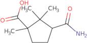 3-(Aminocarbonyl)-1,2,2-trimethylcyclopentanecarboxylic acid