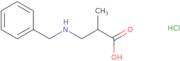 3-(Benzylamino)-2-methylpropanoic acid hydrochloride