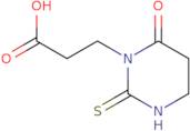 3-(6-Oxo-2-sulfanylidene-1,3-diazinan-1-yl)propanoic acid