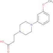 3-[4-(3-Methoxyphenyl)piperazin-1-yl]propanoic acid