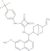 3-[[(8α,9S)-6'-Methoxycinchonan-9-yl]amino]-4-[[4-(trifluoromethyl)phenyl]amino]-3-cyclobutene-1,2…