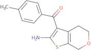 3-(4-Methylbenzoyl)-4H,5H,7H-thieno[2,3-c]pyran-2-amine