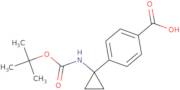 4-(1-((tert-Butoxycarbonyl)amino)cyclopropyl)benzoic acid