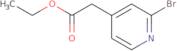 (2-bromo-pyridin-4-yl)-acetic acid ethyl ester