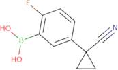 5-(1-Cyanocyclopropyl)-2-fluorophenylboronic acid