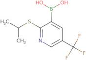 2-Isopropylthio-5-trifluoromethylpyridine-3-boronic acid