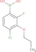 4-Chloro-2-fluoro-3-propoxyphenylboronic acid