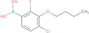 3-Butoxy-4-chloro-2-fluorophenylboronic acid