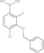 3-Benzyloxy-4-chloro-2-fluorophenylboronic acid