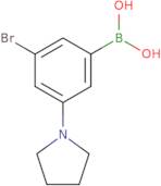 3-Bromo-5-pyrrolidinophenylboronic acid