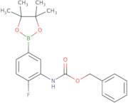 3-(Benzyloxycarbonylamino)-4-fluorophenylboronic acid pinacol ester