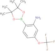 2-Amino-4-trifluoromethoxyphenylboronic acid pinacol ester