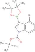 tert-Butyl 4-bromo-3-(4,4,5,5-tetramethyl-1,3,2-dioxaborolan-2-yl)-1H-indole-1-carboxylate