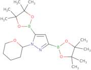 1-(Tetrahydro-2H-pyran-2-yl)-1H-pyrazole-3,5-diboronic acid pinacol ester