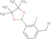 3-Bromomethyl-2-fluorophenylboronic acid pinacol ester