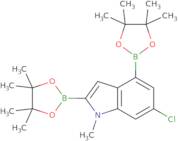 6-Chloro-1-methylindole-24-diboronic acid pinacol ester